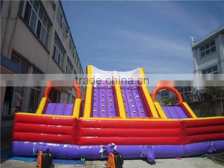 Outdoor Inflatable Race Obstacle Course/adult bounce house