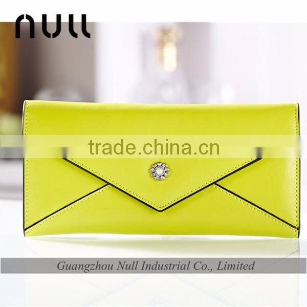 Hand phone holders woman genuine leahter cheque book holder wallet