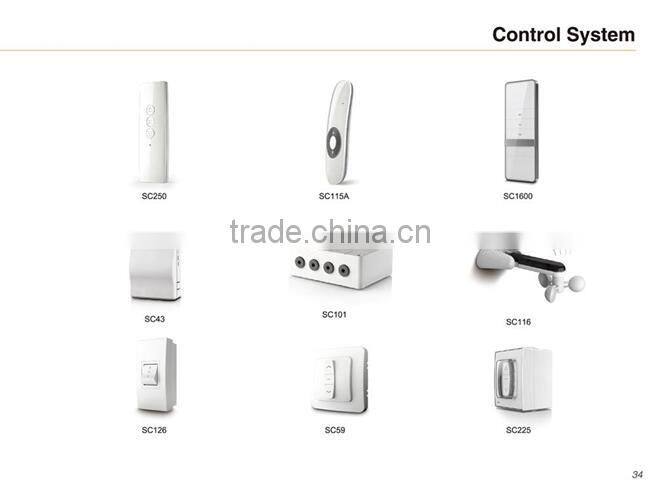 Hot product aluminium alloy awnings retractable patio awnings and canopies