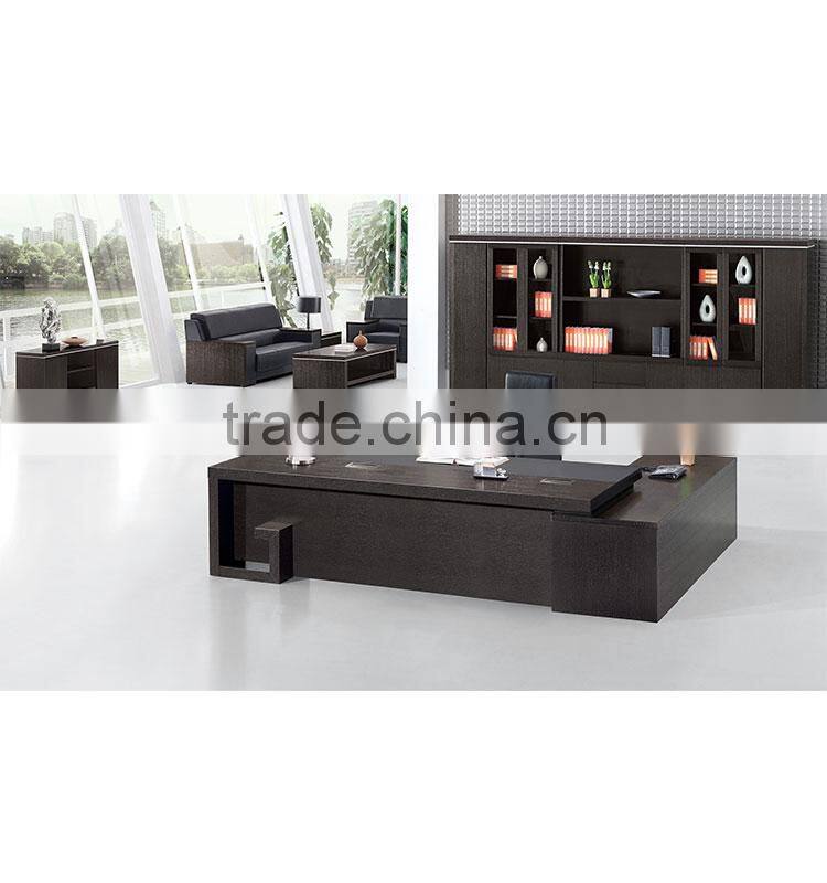 MDF L Shape Luxury Office Furniture Executive Desk