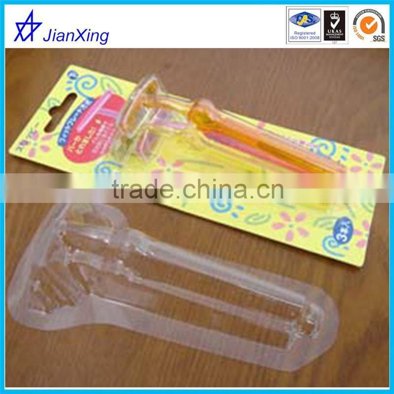 Plastic Practical electronic goods packaging box via FDA