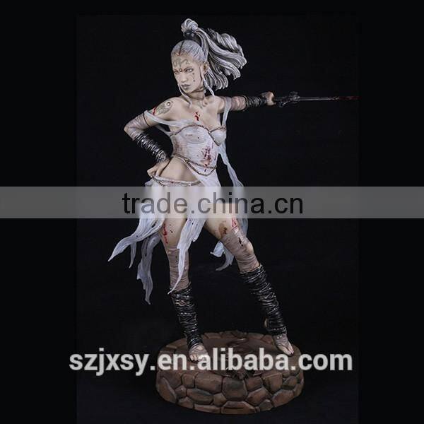 custom resin realistic small head bust