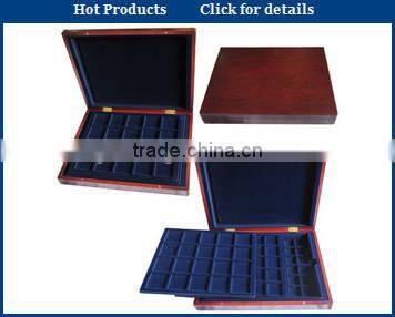 Traditional red wooden lacquering moneycollection box