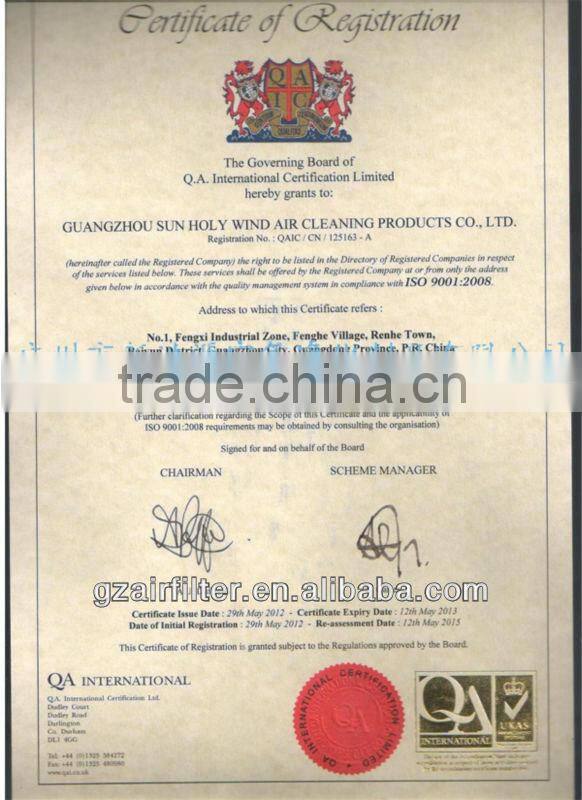 nonwoven air filteration fabric supplier