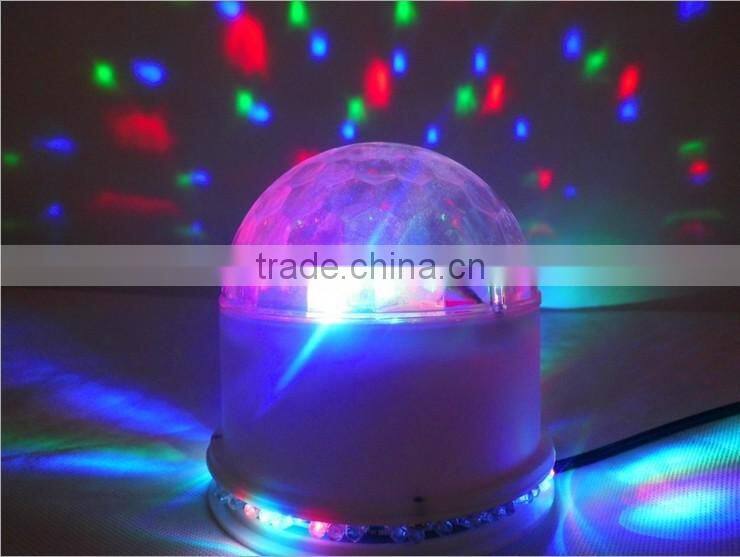 RGB led sun magic ball disco lighting led crystal magic ball light with led strip