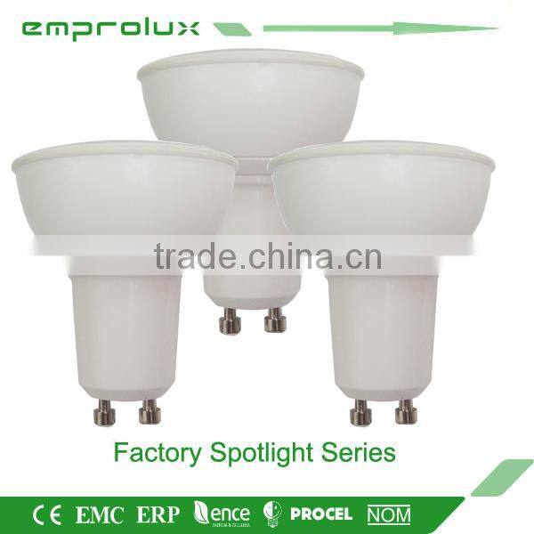 modern 7W wide degree gu10 led 7w spotlight