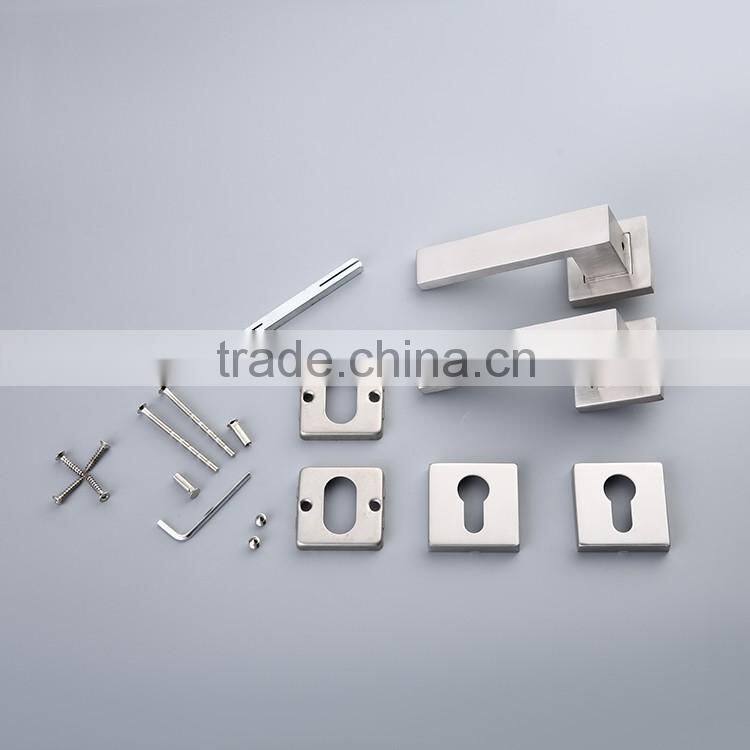 OEM 304 SS inox hollow handles, stainless steel solid door handle