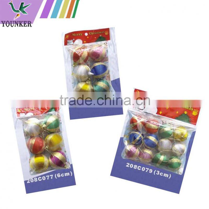 2015 New Design Christmas Pine Cone Hanging Decoration Set