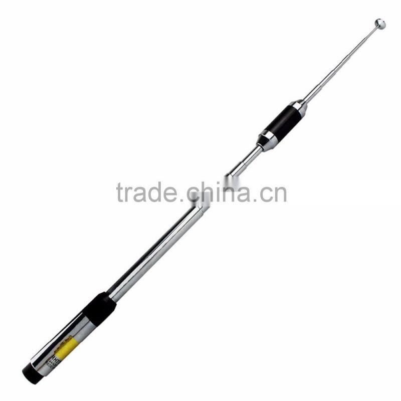 Handheld RH770 SMA-M Dual Band 144MHz/430MHz Radio Telescopic Antenna for YAESU