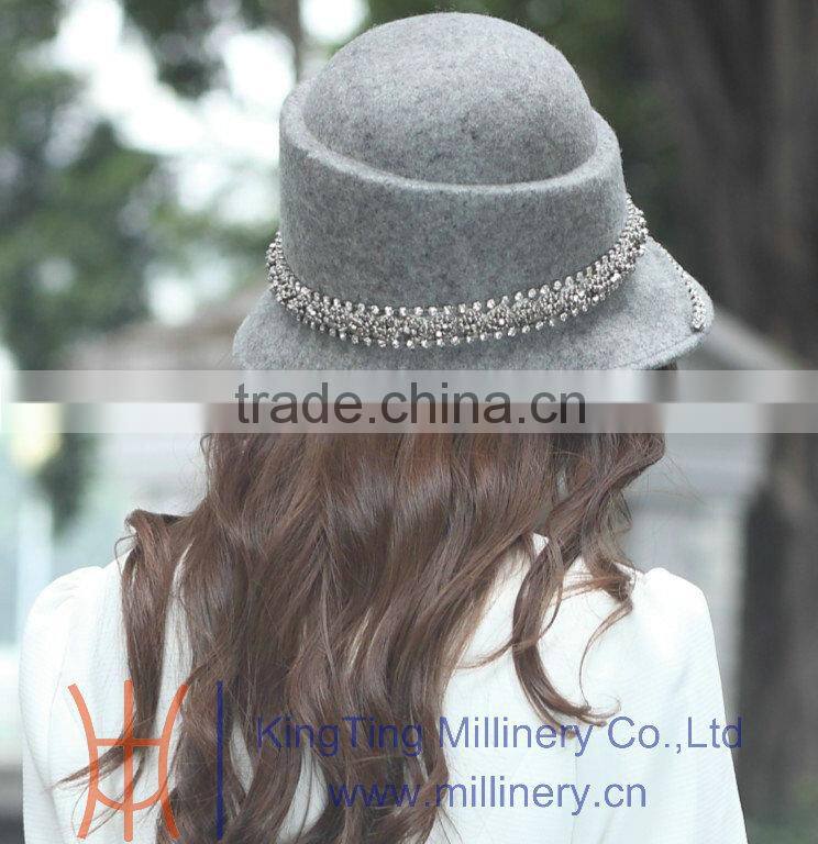 2014 women handmade felt hats for party