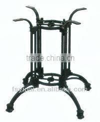 cast iron black restaurant table base F21