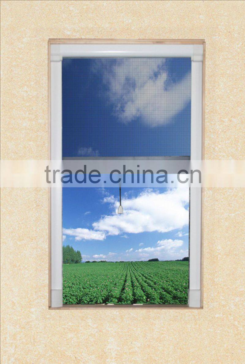 140cm* 150cm Aluminium retractable insect screen window roller-- MZL-1