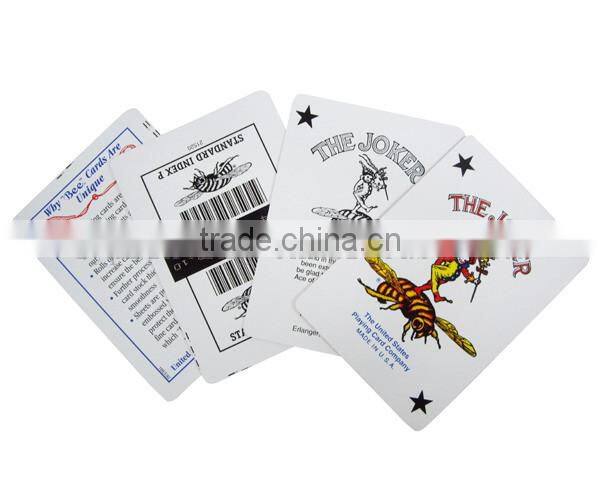 Cheap playing card poker cards printing