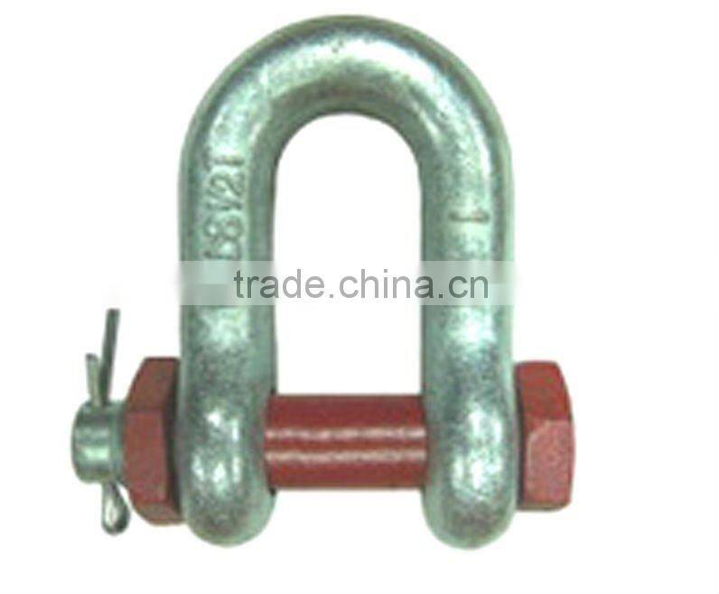 U.S. Type D Shackle with Safety PIN G2150