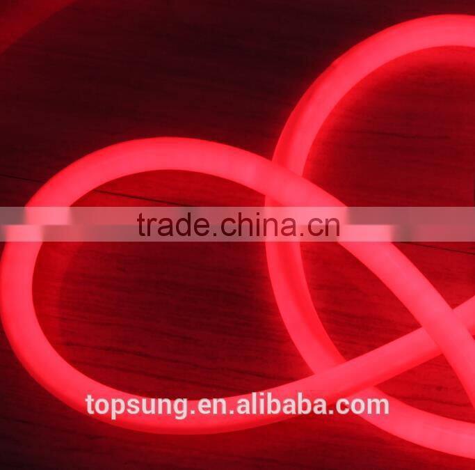 Strong PVC red led neon 360 dmx 100 led 12v