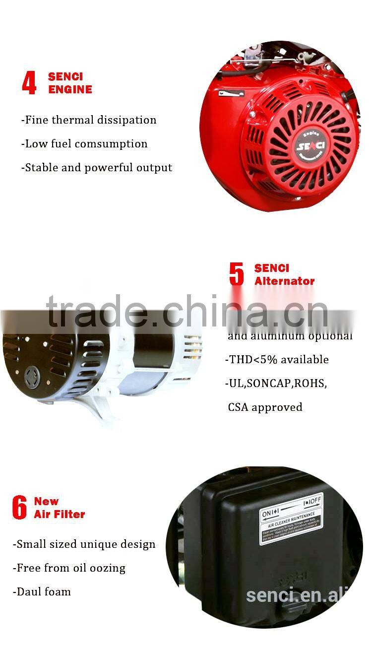 Senci SC5500LPG/NG dual use Home Use Natural Gas lpg Generator