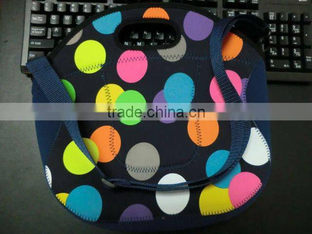 Promotional neoprene lunch bag with your brand logo,lunch bag for office