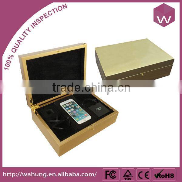 Hottest New Products Luxury Black Lacquer Wooden Box for Iphone (WH-4024-JP)