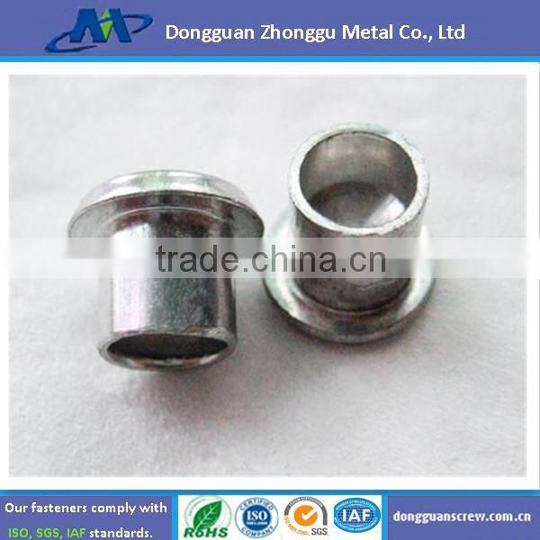 Aluminum round head straight knurled rivet