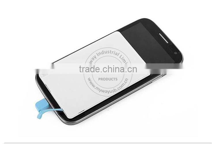 personalized branding colorful printing credit card smart power bank for hot oem