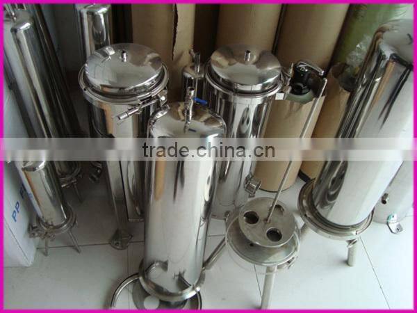 Stainless steel cartridge filter housing
