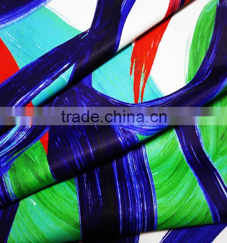 82 Nylon 18 Spandex Fabric 3D Printed Knitted Anti-UV Shrink-resistant For Sportswear