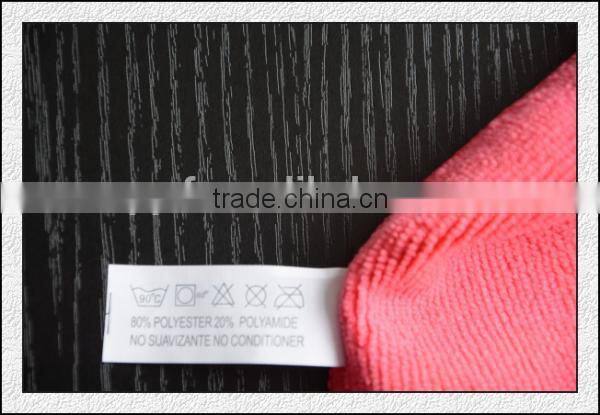 Eco-friendly Quickly Dry Microfiber cleaning towel cloth for car and kitchen