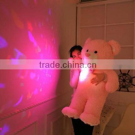 Soft teddy bear toy projection ceiling light