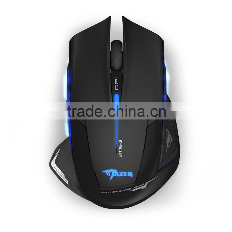 2.4GHz E-sport Blue E-3LUE EMS152 Mazer-R 2500DPI LED USB Wireless Optical Game Gaming Mouse For Computer Laptop PC