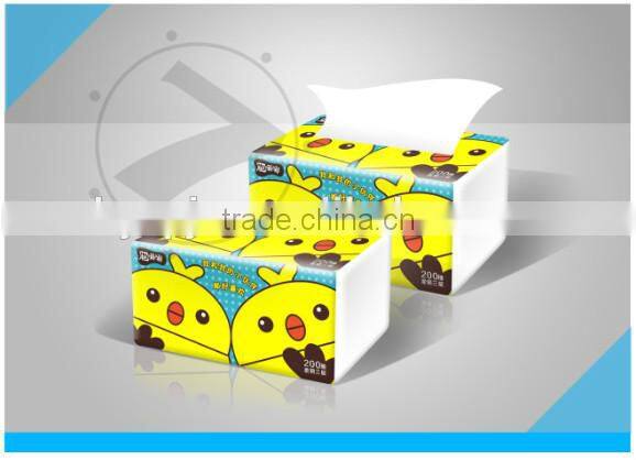 Semi Automatic Facial Tissue Packing Machine , Napkin Packing Machine