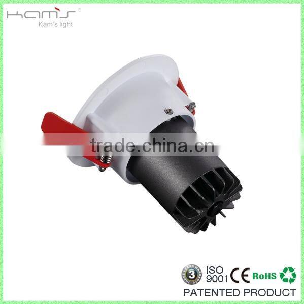 Luxury Hotel Lighting COB Dimmable LED Downlight / 4inch Commercial LED Downlight