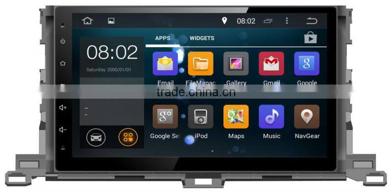 Factory supply car cassette and cd dvd and gps for toyota 2015 highlander