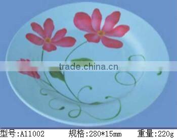 Melamine nice design wedding printing charger plates