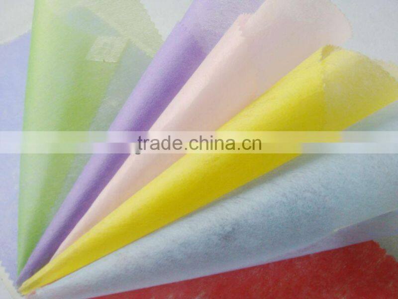 colorful nonwoven ( nonwoven fabric , flower packing nonwoven)
