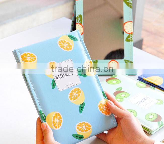 PU Foldabled Standing Desk Makeup Mirror Luxury Gift Anniversary Gift