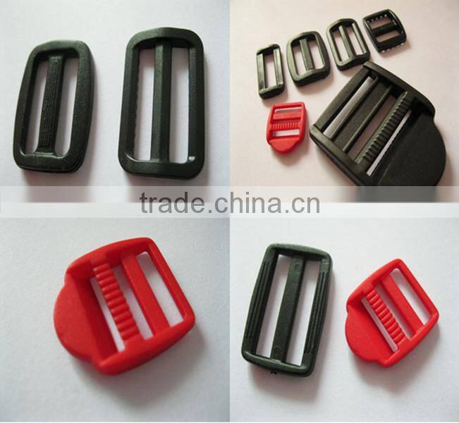 Red color 3/4 adjustable side release buckle for 20mm webbing
