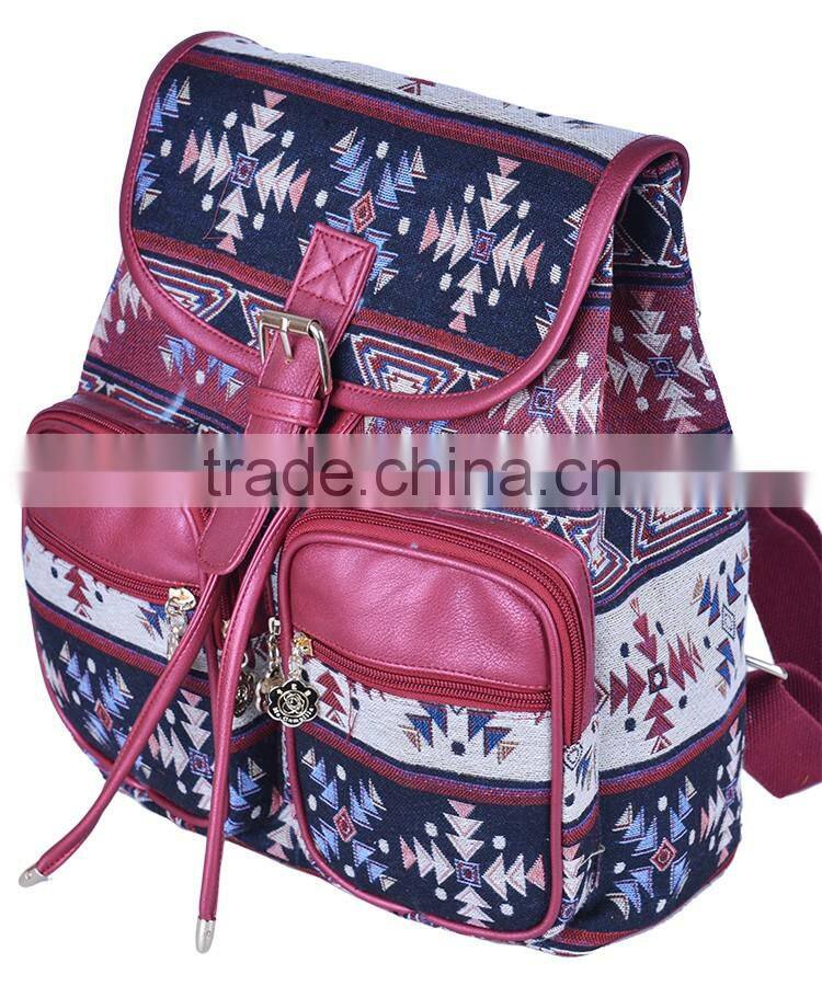 2016 newest promotional colorful backpack for women