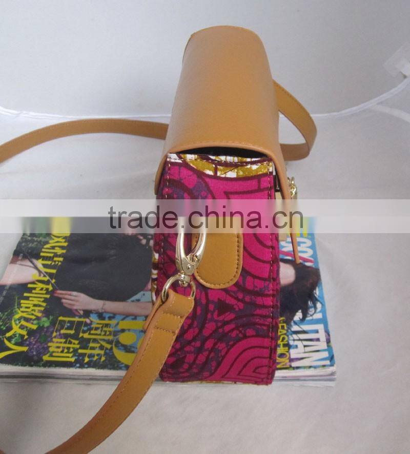 2016 African wax fabric pattern bag Africa wax woman tote