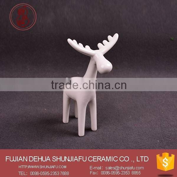 2016 Hollow modern home ornaments white porcelain artificial birds for crafts