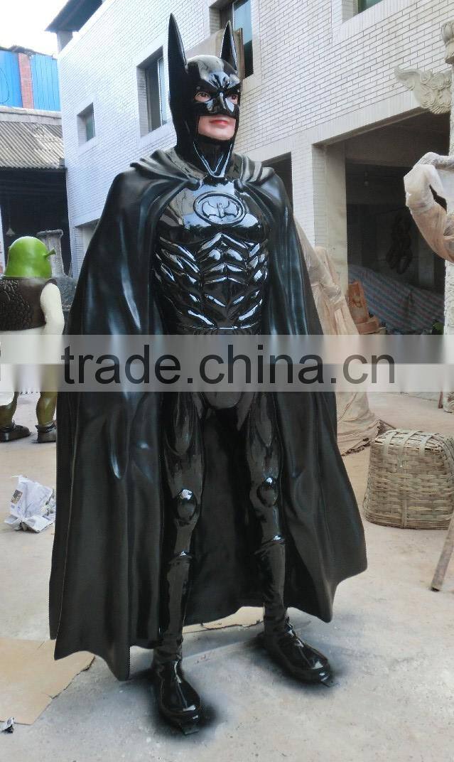 VGQT22-batman hot sale fiberglass cartoon character statue