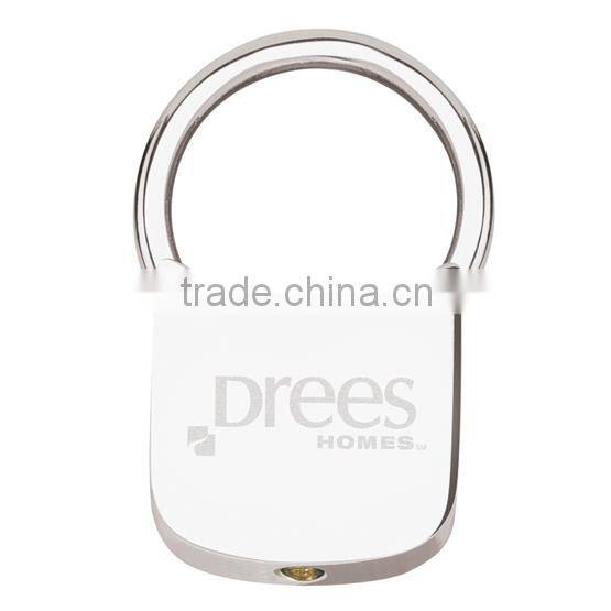 pad lock key keeper in sliver plated