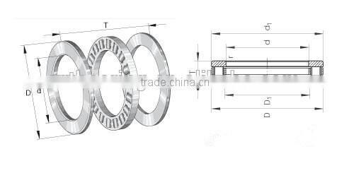 358109C China Manufacturer High quality thrust roller bearing