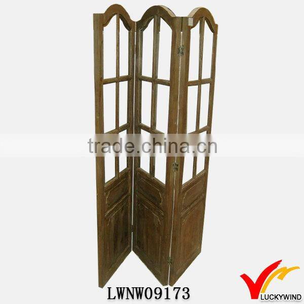 Vintage furniture screen Chinese wood room divider