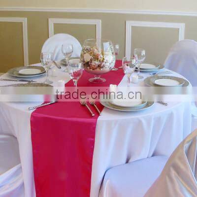 2016 Green Cheap Satin Table Runner For Party