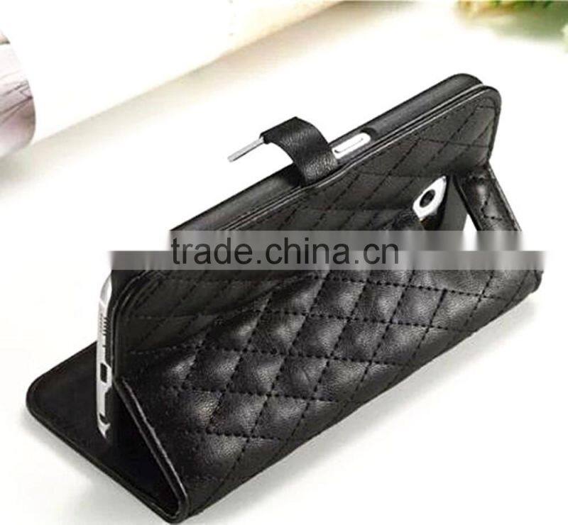 China manufacture smart cover wallet purse case for samsung galaxy s6/s6 edge