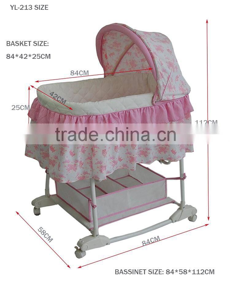 High quality fatory price Deluxe Baby Bassinet bed