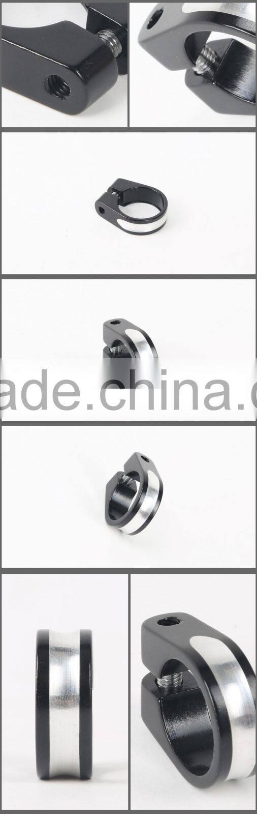 C202 High quality Bicycle parts Road City Bike 6061-T6 Alloy SeatPost Clamp Seat Tube Clip 28.6/31.8/34.9/40MM HOMHIN