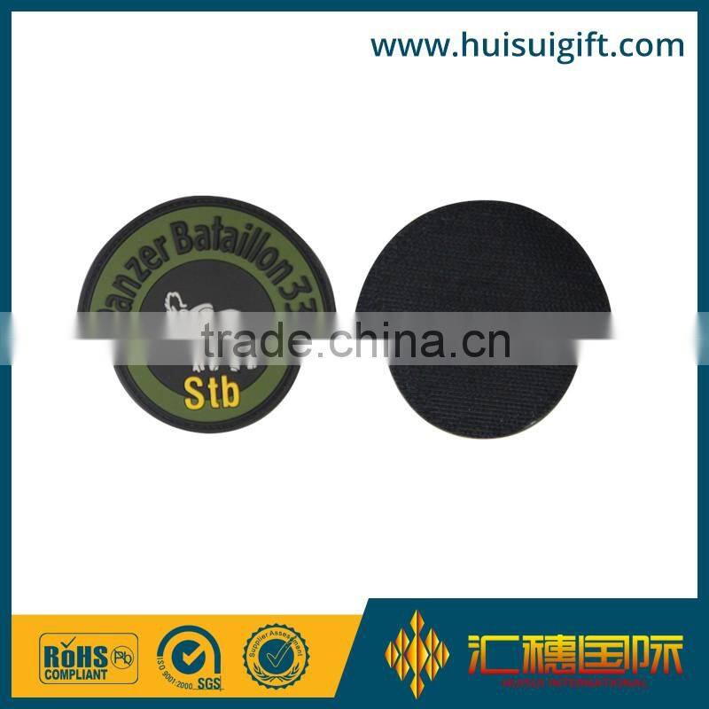 wholesale promotional fashionable PVC badge custom design
