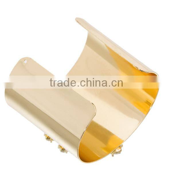 New Design Resin Beads Gold Plated Bangles