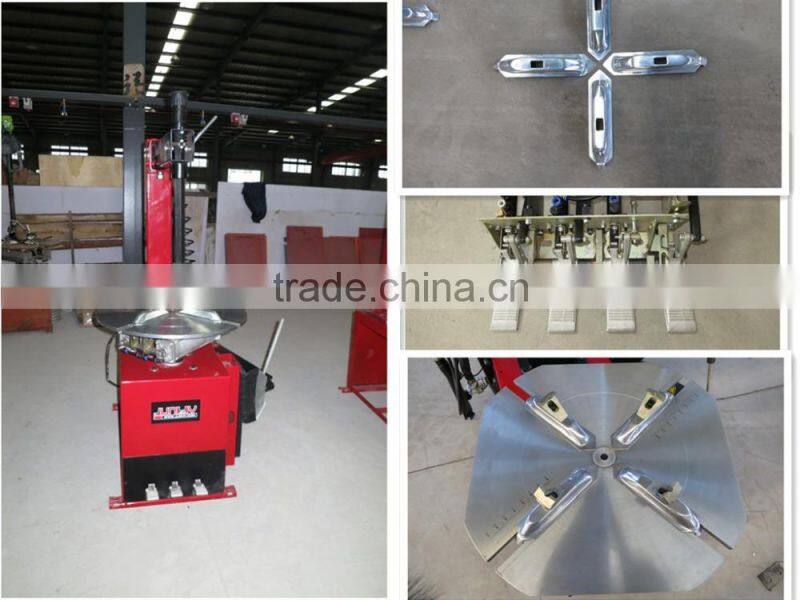 JUNHV JH-T19 Pneumatic Tire Changer With Right Helper Arm, Semi-Automatic Swing Type